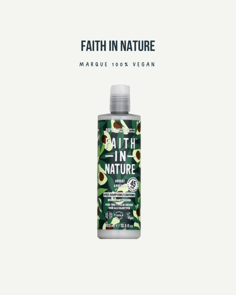 faith in nature_après shampoing vegan au supermarché